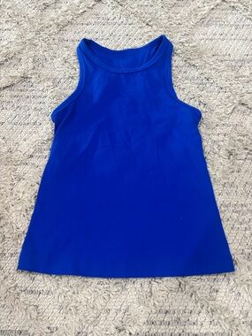lululemon athletica Royal Blue High Neck Tank